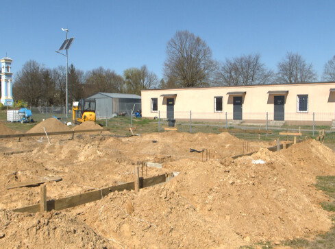 Szatnia w Różewie - grafika