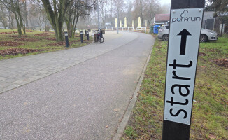 Oznakowano trasę biegową