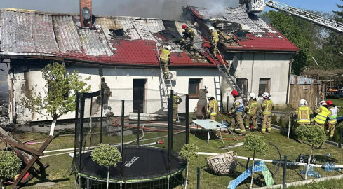 Tragedia strażaka ochotnika - grafika