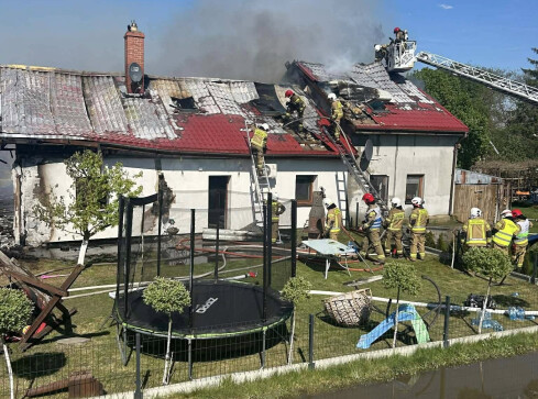 Tragedia strażaka ochotnika - grafika