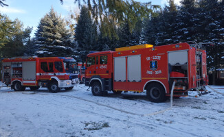 Spłonął domek letniskowy