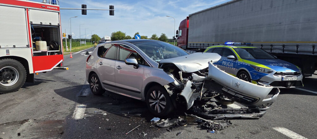 Wypadek na DK-11. Są utrudnienia w ruchu