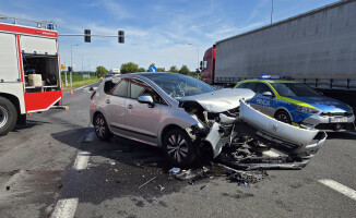Wypadek na DK-11. Są utrudnienia w ruchu