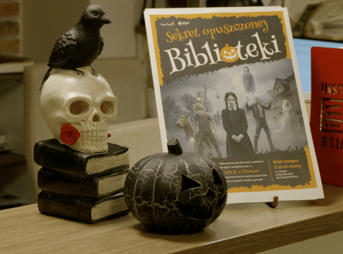 Tajemnice nawiedzonej biblioteki - grafika