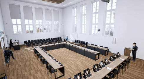 Sala sesyjnej niezgody - grafika