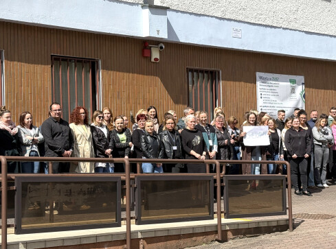 Protest pracowników ZUS-u trwa - grafika