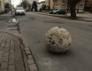 Wędrująca kula z pilskiego Zamościa - grafika
