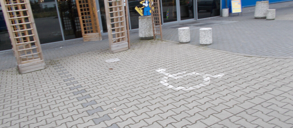 Źle oznakowane miejsce parkingowe?