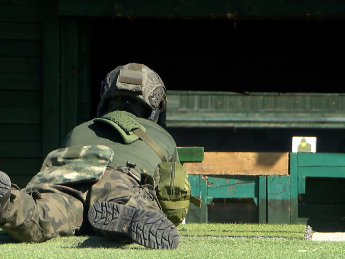 Terytorialsi z Wałcza ćwiczyli strzelanie - grafika