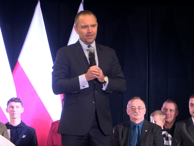 Karol Nawrocki, kandydat na prezydenta spotkał się z mieszkańcami P - grafika