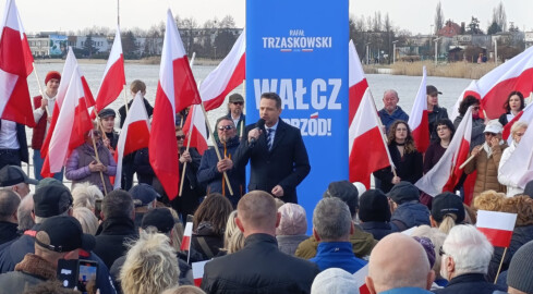 Rafał Trzaskowski w Wałczu - grafika