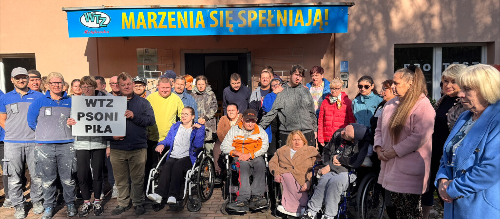 Protest pracowników WTZ