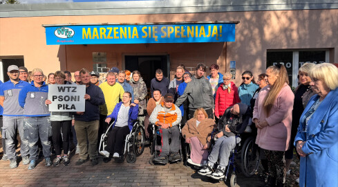 Protest pracowników WTZ - grafika