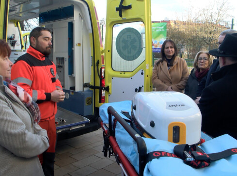 Nowy ambulans - grafika