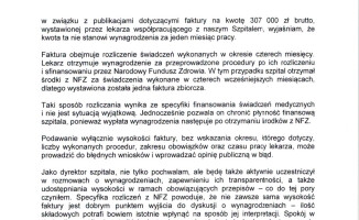 Zarobki lekarzy w Pile. Szpital wyjaśnia
