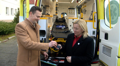 Nowa karetka w Złotowie - grafika