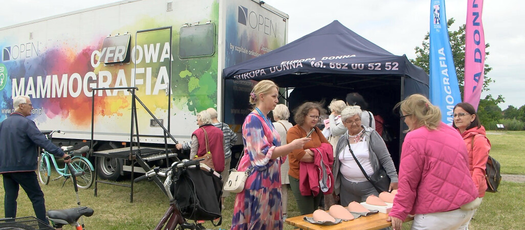 Piknik zdrowotny na promenadzie