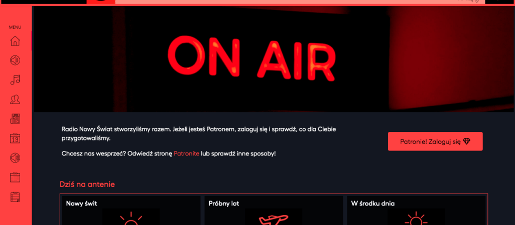 Radio Nowy Świat także w ASTA-NET