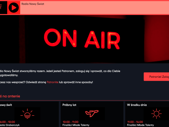 Radio Nowy Świat także w ASTA-NET - grafika