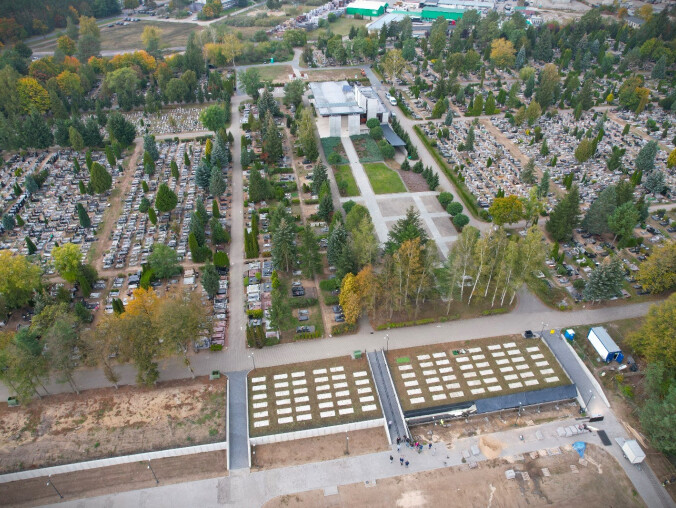 Większy cmentarz w Pile. Będzie też kolumbarium  - grafika