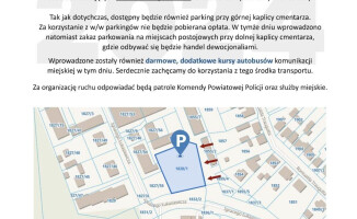 Wszystkich świętych - komunikacja miejska i zmiana organizacji ruchu