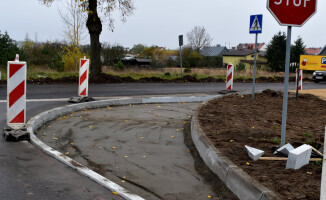 Postępują prace na al. Niepodległości w Pile 