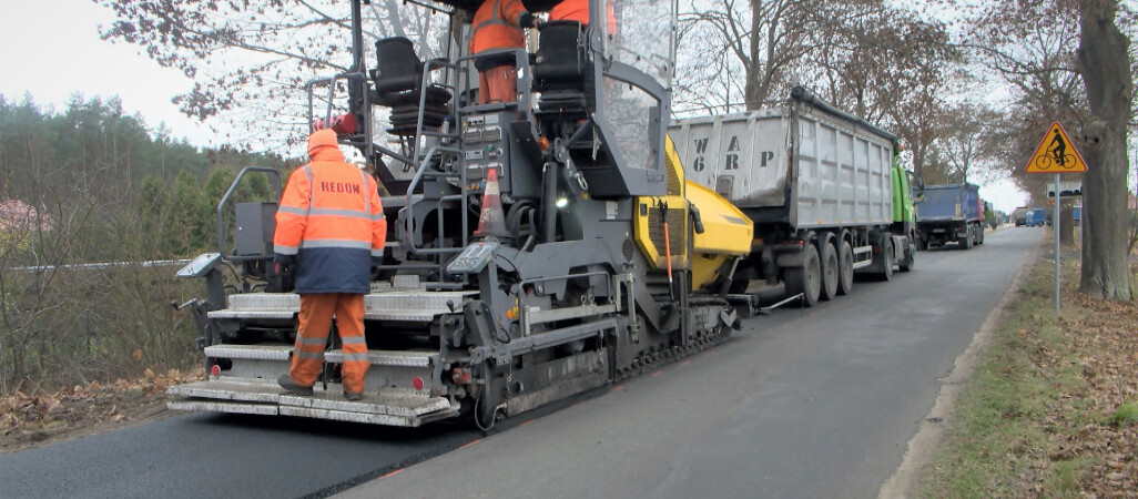 Remont drogi Piła - Kotuń