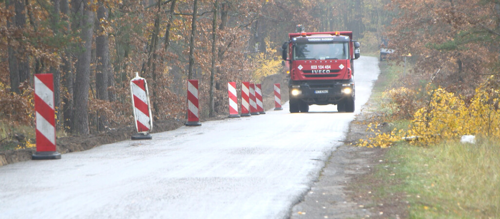 Trwa modernizacja drogi Strączno-Nakielno