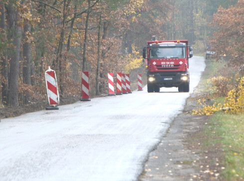 Trwa modernizacja drogi Strączno-Nakielno - grafika