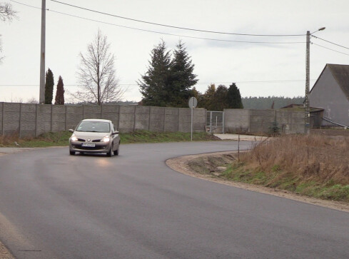 Droga Skic - Kleszczyna po remoncie  - grafika