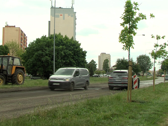 Utrudnienia na ważnej trasie - grafika