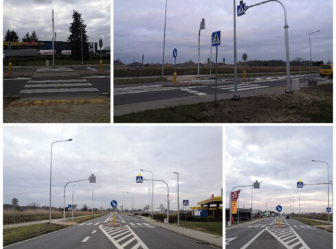 12 przejść dla pieszych w Pile będzie doświetlonych  - grafika