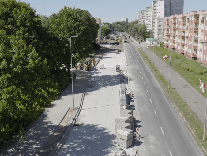 Remont al. Wojska Polskiego nie skończy się w tym roku  - grafika