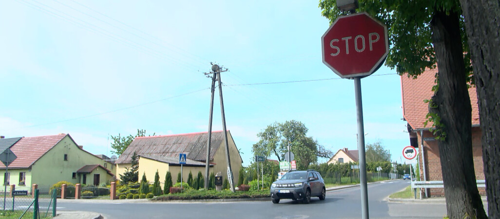 Niebezpieczne skrzyżowanie w Śmieszkowie