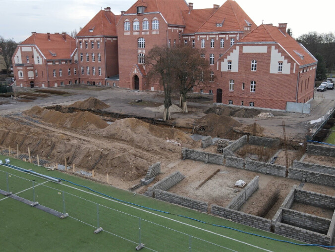 Ruszyła budowa hali przy Szkole Podstawowej nr 7 w Pile  - grafika