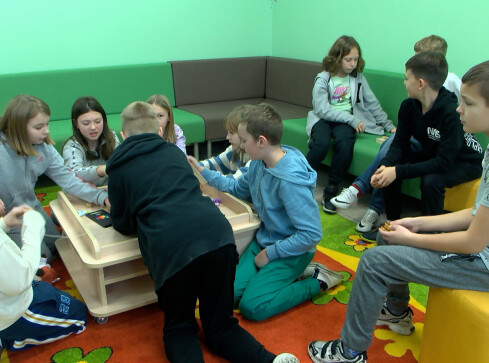 Kącik relaksacyjny dla uczniów - grafika