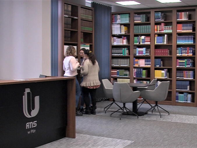 Studenci ANS mają nową bibliotekę  - grafika