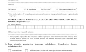 3 tysiące złotych na węgiel. Wniosek do pobrania