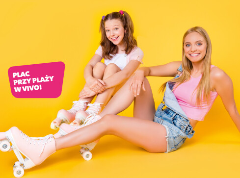 Tor wrotkarski przy pilskiej galerii VIVO! - grafika