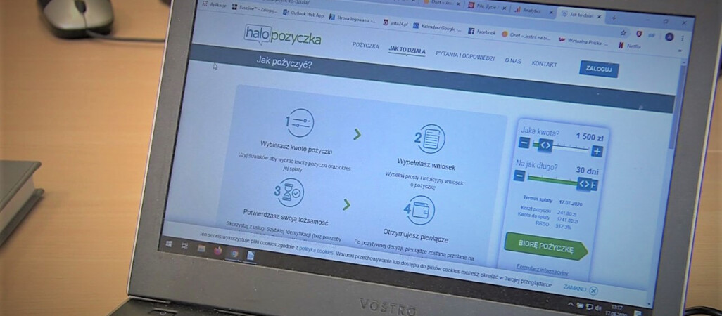 Wyłudził 131 pożyczek na łączną kwotę 253 tys. zł