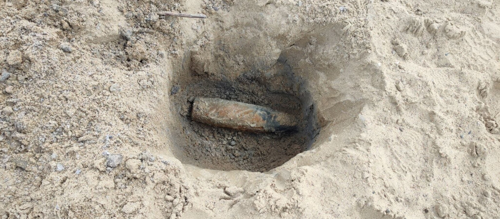 Niedzielna wyprawa na Płotki z niewybuchem