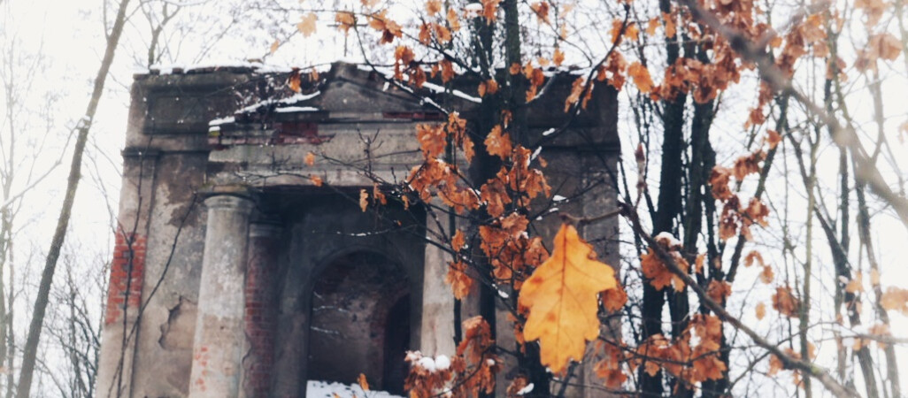 Zima odsłoniła XIX-wieczny grobowiec Żychlińskich