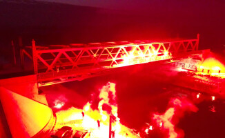 Race na moście na Noteci w Czarnkowie - VIDEO