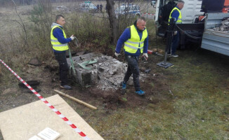 Zlikwidowano pomnik Armii Czerwonej pod Złotowem - ZDJĘCIA 