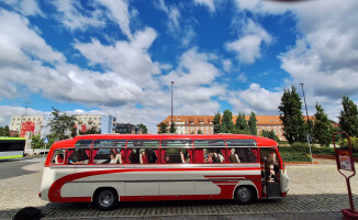 Retro Bus na ulicach Piły - ZDJĘCIA 