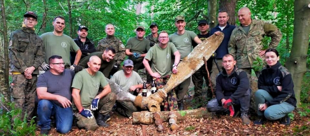 Znaleźli szczątki niemieckiego myśliwca Focke Wulf