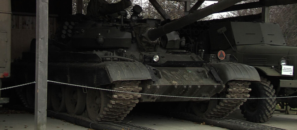T-55 w zmodernizowanej wersji „Merida” zaparkował w Wałczu 