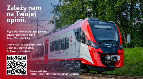 Co nam się podoba, a co poprawić lub zmienić? Koleje Wielkopolskie  - grafika