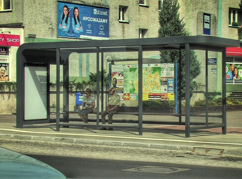 Podgrzewane i oświetlone przystanki autobusowe w Pile  - grafika
