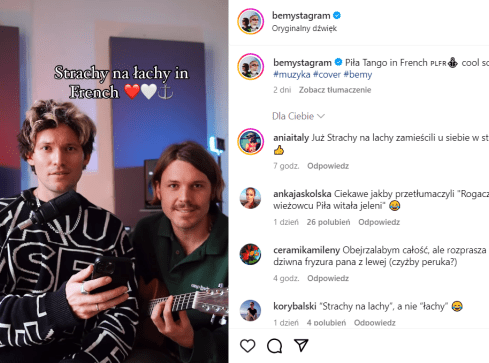 Piła Tango akustycznie i po francusku - VIDEO  - grafika